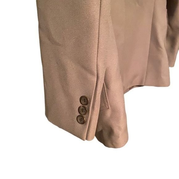 Levi’s Western Wear Vintage Mens Blazer Size 44L Tan Made In USA San Francisco - Picture 7 of 12